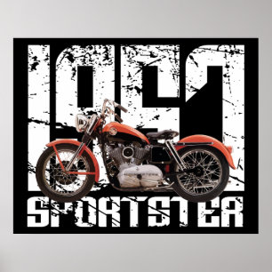 Sportster 1957 poster