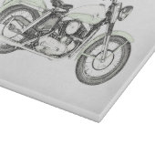 Sportster Motorrad 1957 Schneidebrett (Ecke)