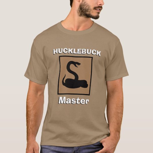 Sportswear Snake Hunter Bayou HUCKLEBUCK MASTER T-Shirt (Vorderseite)