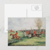 Sportszene, 19. Jahrhundert Postkarte (Vorne/Hinten)