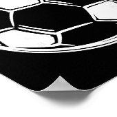 Sporttag Eltern Fußball-Mama  Poster (Ecke)