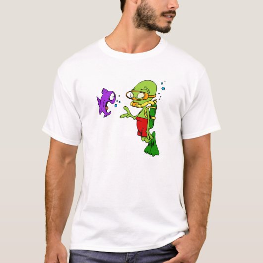 Sporttauchen-alien T-Shirt (Vorderseite)