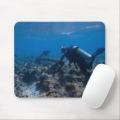 Sporttauchen-Aushöhlung Mousepad (Mit Mouse)