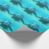 Sporttauchen Geschenkpapier (Ecke)