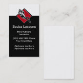 Sporttauchen-Lektionen Visitenkarte (Vorne/Hinten)
