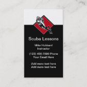 Sporttauchen-Lektionen Visitenkarte (Vorderseite)