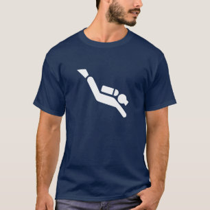 Sporttauchen-Piktogramm-T - Shirt