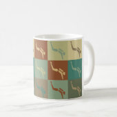 Sporttauchen-Pop-Kunst Kaffeetasse (VorderseiteRechts)