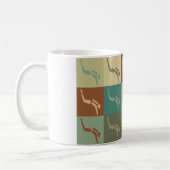 Sporttauchen-Pop-Kunst Kaffeetasse (Links)
