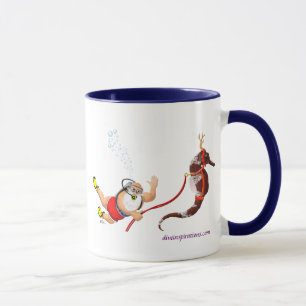 Sporttauchen Sankt u. Seepferd-Tasse Tasse