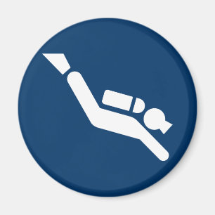 Sporttauchen-Symbol-Magnet Magnet