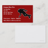 Sporttauchen-Visitenkarten Visitenkarte (Vorne/Hinten)