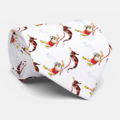Sporttauchen Weihnachtsmann u. Seepferd-Krawatte Krawatte (Gerollt)