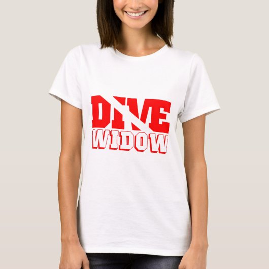 Sporttauchen-Witwe T-Shirt (Vorderseite)