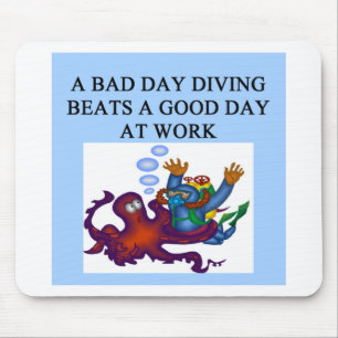 Sporttauchenentwurf Mousepad