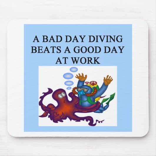 Sporttauchenentwurf Mousepad (Vorne)