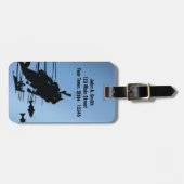 Sporttaucher Gepäckanhänger (Vorderseite horizontal)