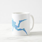 Sporttaucher Kaffeetasse (VorderseiteRechts)