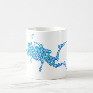 Sporttaucher Kaffeetasse