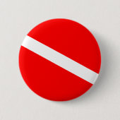 Sporttaucher-Knopf Button (Vorderseite)