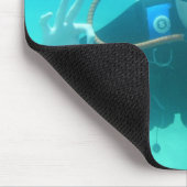 Sporttaucher-Mausunterlage Mousepad (Ecke)