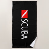 Sporttaucher Strandtuch (Vorderseite)