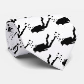 Sporttaucherblasen Krawatte (Gerollt)