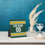 Sportteam Football Jersey Individuelle Name Fotoplatte (InSitu)