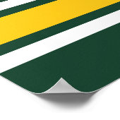 Sportteam Football Jersey Individuelle Name Nummer Poster (Ecke)