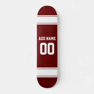 Sportteam Football Jersey Individuelle Name Nummer Skateboard
