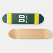 Sportteam Football Jersey Individuelle Name Nummer Skateboard (Horizontal)