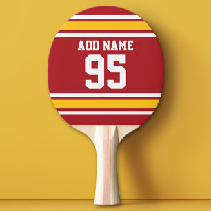 Sportteam Football Jersey Individuelle Name Nummer Tischtennis Schläger