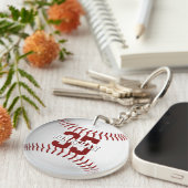 Sportteam-Geschenke mit dem Namen Baseball Schlüsselanhänger (Vorderseite rechts)