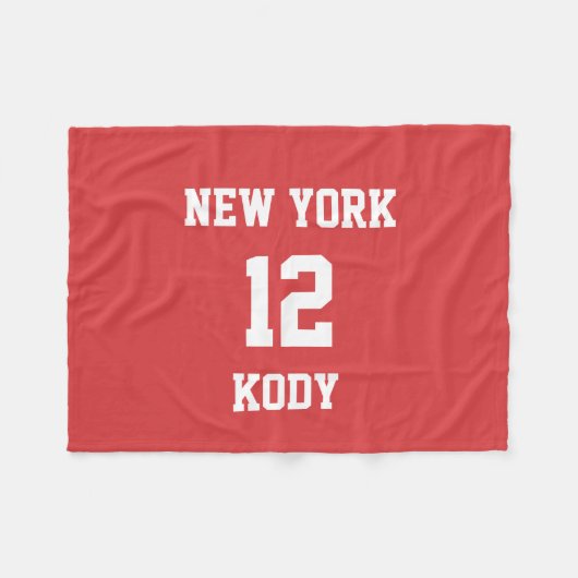 Sportteam Ihr eigener Jasper Fleecedecke (Vorderseite (Horizontal))