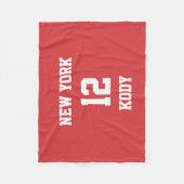 Sportteam Ihr eigener Jasper Fleecedecke (Vorderseite)