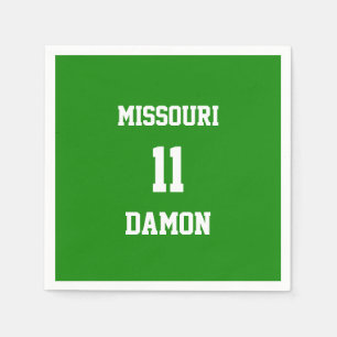 Sportteam Ihr eigenes Indien Grünbuch Napkins Serviette