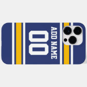 Sportteam Jersey mit Individuelle Name und Nummer Case-Mate iPhone Hülle (Rückseite (Horizontal))