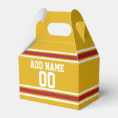 Sportteam Jersey mit Individuelle Name und Nummer Geschenkschachtel (Vorderseite)