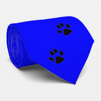 Sportteam Mascot Paw Print Necktie JEDE FARBE
