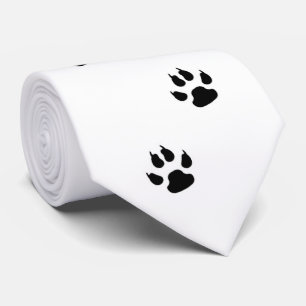 Sportteam Mascot Paw Prints Necktie ANY FARBE Krawatte