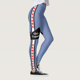 Sportteam Megaphone Stars Strips Leggings