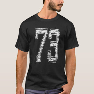 Sportteam Nummer 73 Jahr 1973 Baseball White T-Shirt
