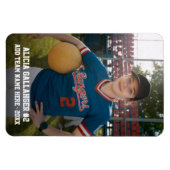 Sportteam Player (4"x6") Foto Magnet (Horizontal)