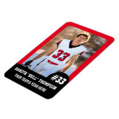 Sportteam Player (4"x6") Foto Magnet (Linke Seite)