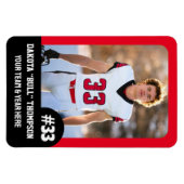 Sportteam Player (4"x6") Foto Magnet (Horizontal)