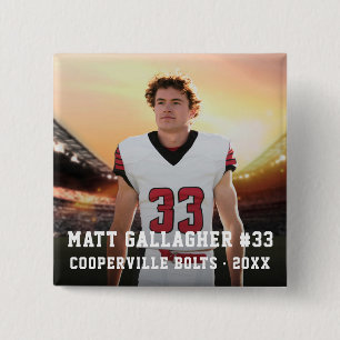 Sportteam Spieler Foto-Taste Button