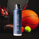 Sportteam Trinkflasche<br><div class="desc">Nummer des Sportteams und Name</div>