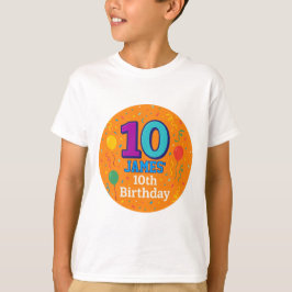 Sportthema 10. Geburtstag Gast des Ehrenpreises T T-Shirt