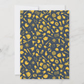 Sportthema Baseball Liebe Hochzeit Einladungen (Rückseite)