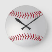 Sportthema Baseball Wall Clock Runde Wanduhr (Vorderseite)